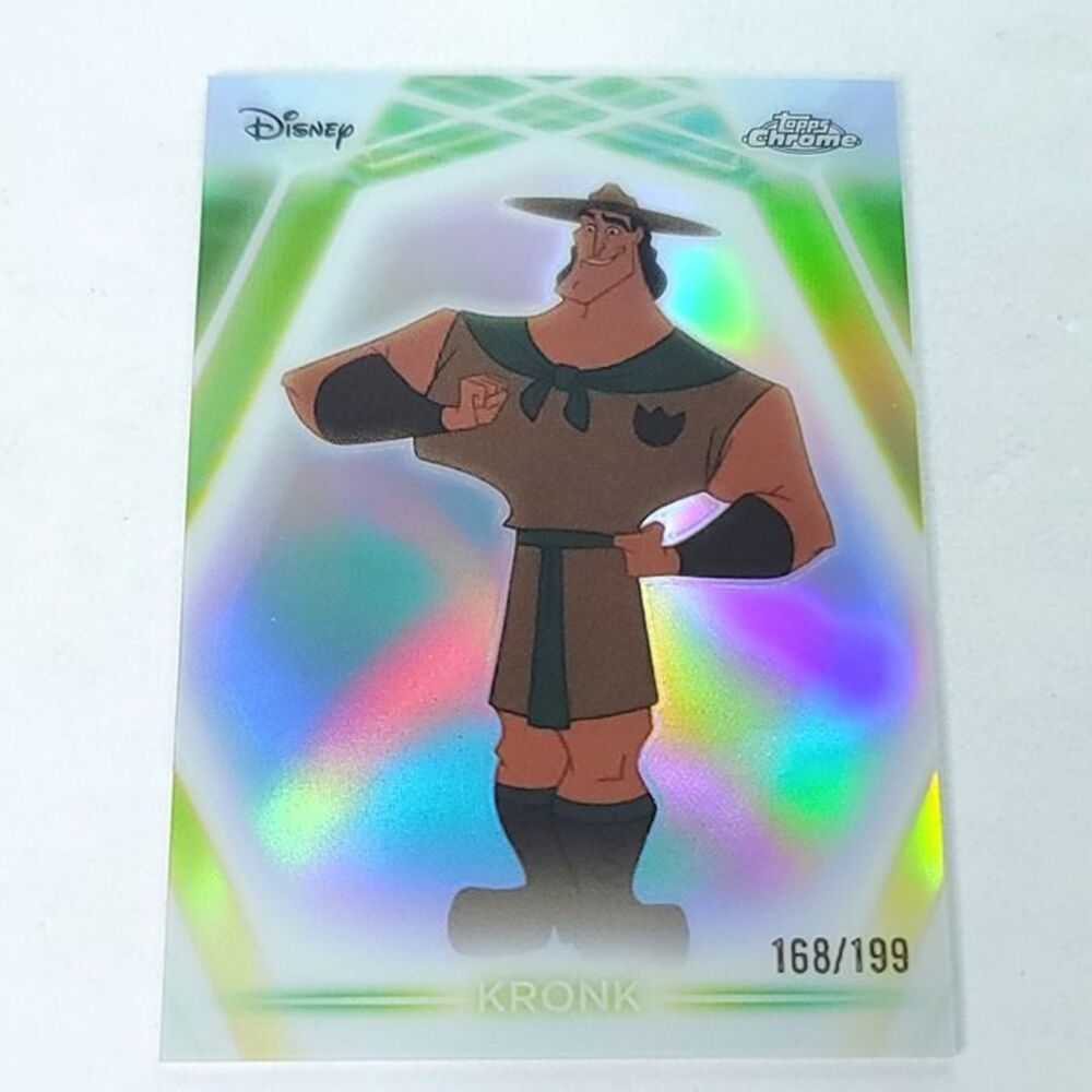 Kronk Topps 2026 Disney Neon Holo Chrome Refractor Limited 168/199 CNE